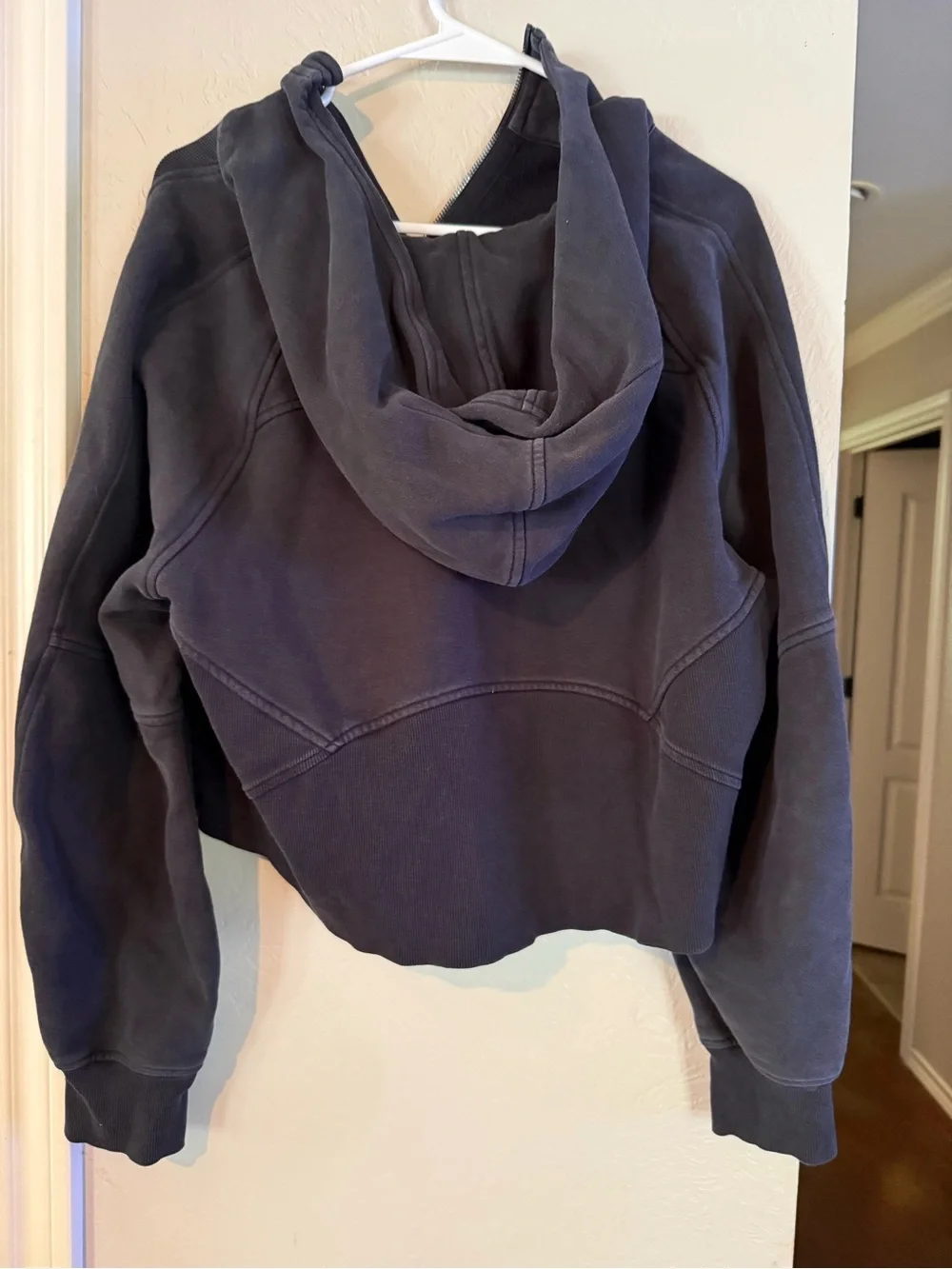 Lululemon womens size m/l scuba jacket in black half zip